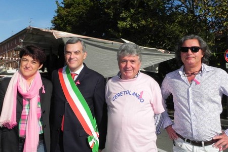 il sindaco Massimo Bosso e lo staff di Ceretolando